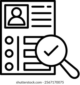 Recruitment Icon Element For Design
