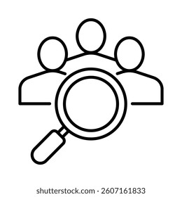 Recruitment Icon Element for Design