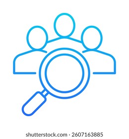 Recruitment Icon Element for Design