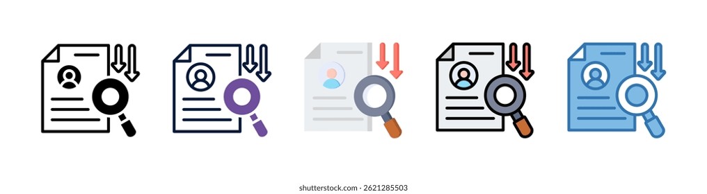 Recruitment Icon Element For Design