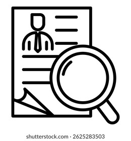 Recruitment Icon Element For Design