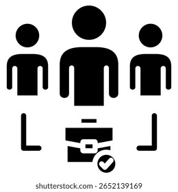 Recruitment Icon Element For Design