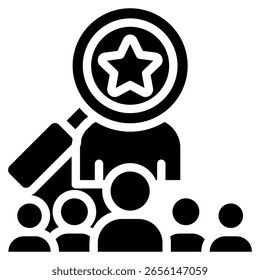 Recruitment Icon Element For Design