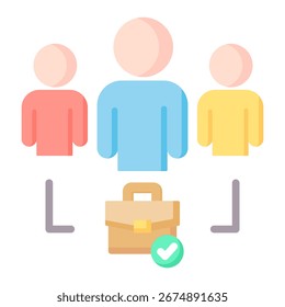 Recruitment Icon Element For Design