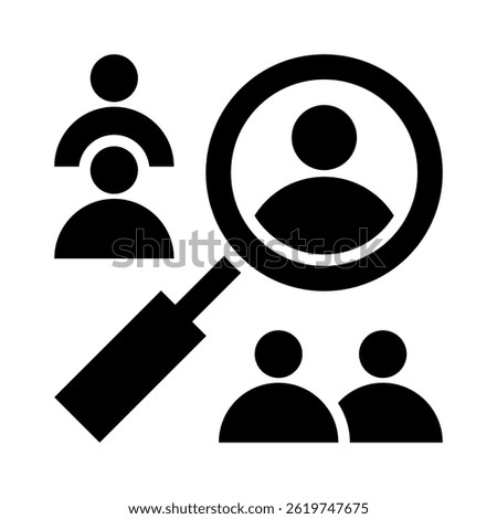 Recruitment Icon Element For Design