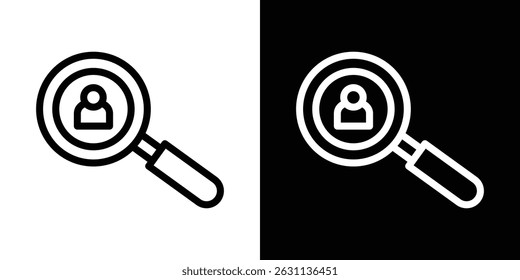 Icono de reclutamiento colección de Vector. Ilustración de signo de Vector