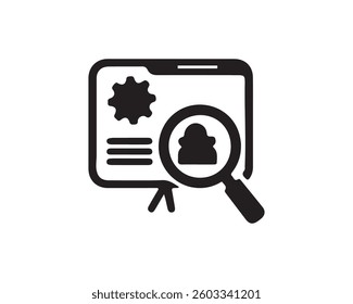 Recruitment icon in vector design.