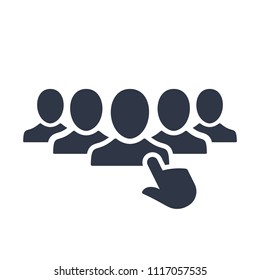 Recruitment icon. Vector illustration