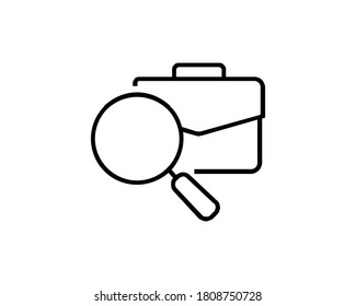 Icono de reclutamiento vector e ilustración.