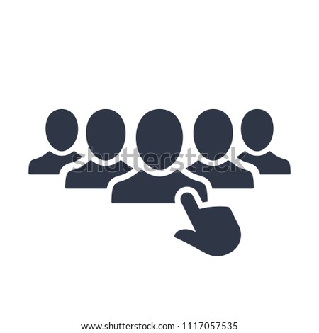 Recruitment icon. Vector illustration