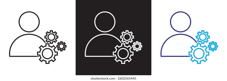 Recruitment icon . Vector illustration. isolated on white and black background. EPS 10