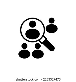 Icono de reclutamiento en vector. Logotipo