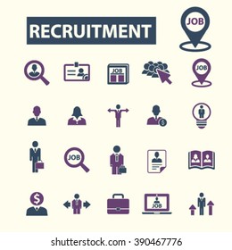 iconos de reclutamiento
