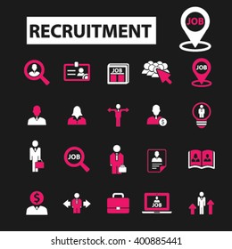 recruitment icons
