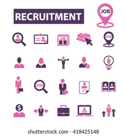 recruitment icons
