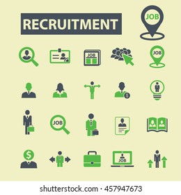 iconos de reclutamiento