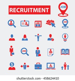 iconos de reclutamiento