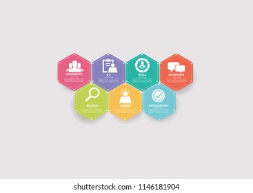 RECRUITMENT INFOGRAPHIC CONCEPT