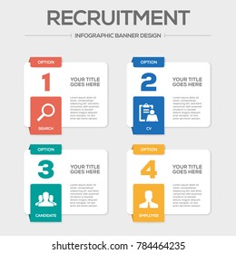 Recruitment Infographic Icons
