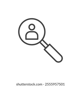 Recruitment isolated icon. vector illustration.