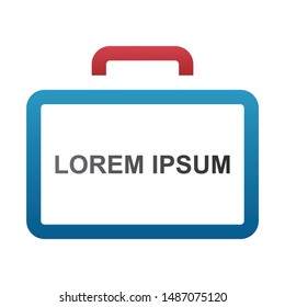 recruitment logo, logo looking for work, search job logo, suitcase company logo
