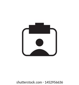 Recruitment logo template vector find job icon design
