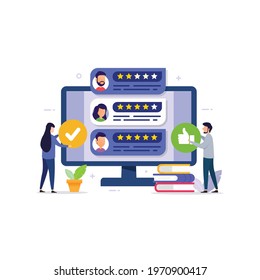 Recruitment process to choosing best candidate for job. Human resource management hiring new employee vector illustration