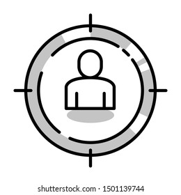 recruitment thin line vector icon