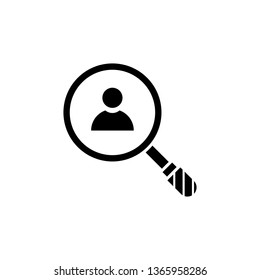 recruitment vector icon illustration