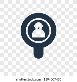 Recruitment vector icon isolated on transparent background, Recruitment transparency logo concept