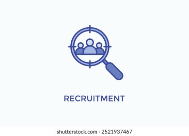 Recruitment Vector Icon Or Logo Illustration - Powered by Shutterstock - Get 15% off with code: PIKWIZARD15