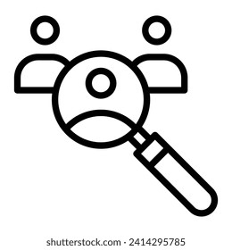  Recruitment Vector Line Icon Design