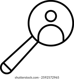 Recruitment Vector Line Icon Design