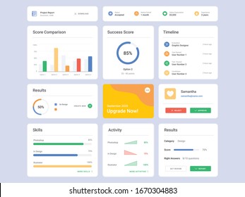 Diseño de sitio web de contratación UI, UX, pantallas GUI e iconos web planos para aplicaciones móviles, aplicaciones receptivas para metas de dinero, estudios, tareas, habilidades, ingresos y seguimiento del progreso