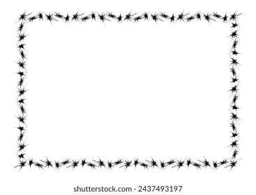 rectangle a4 frame, border frame graphic simple, art line frame