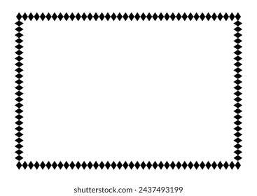 rectangle a4 frame, border frame graphic simple, art line frame