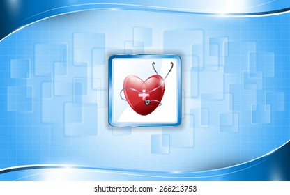 rectangle abstract medical concept background