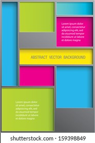 rectangle abstraction background vector illustration