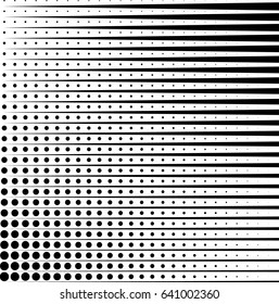 Rectangle background with lines.Square unusual icon Design .Pattern with Vector stripes and halftone dots.
