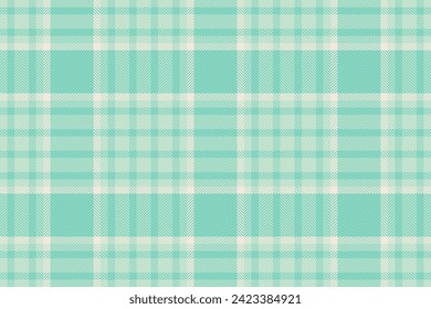 Rectangle background tartan texture, trendy pattern vector textile. Scrapbook check fabric seamless plaid in teal and light color.