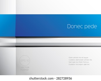 Rectangle blank business background - Vector Design Concept