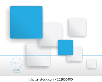 Rectangle blank business background - Vector Design Concept