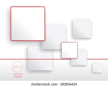 Rectangle blank business background - Vector Design Concept