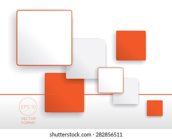 Rectangle blank business background - Vector Design Concept