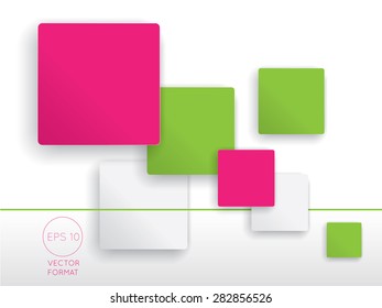 Rectangle blank business background - Vector Design Concept