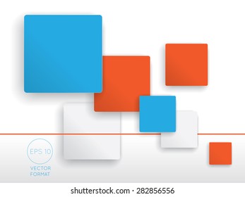 Rectangle blank business background - Vector Design Concept
