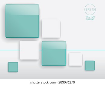 Rectangle blank business background - Vector Design Concept