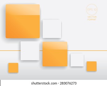 Rectangle blank business background - Vector Design Concept