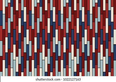 Rectangle Blue Red Wallpaper Design Pattern Stock Vector (Royalty Free ...