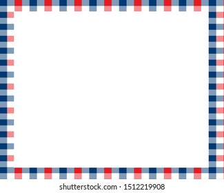 Rectangle borders and Frames vector. Border pattern geometric vintage frame design. Template for gift card, collage, scrapbook or photo album and portrait. Vector illustration EPS 10